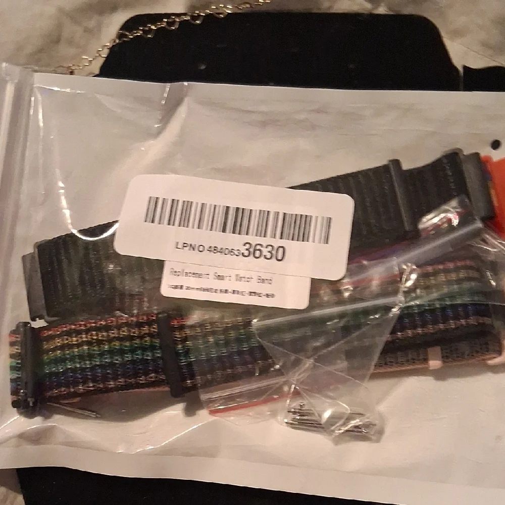 Smart Watch Band - Black and Multicolor